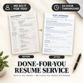 The Done-For-You (DFY) Professional Resume Transformation